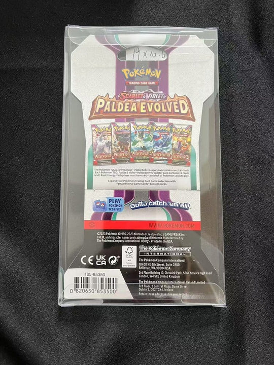 Evoretro PET Protectors for Pokémon TCG Booster Pack 0 mm (10-Pack)