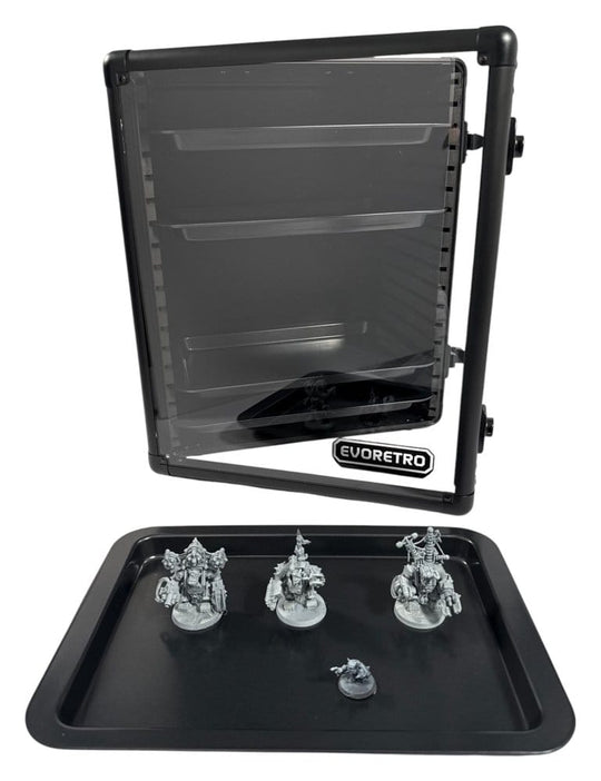 Evoretro Display and Carry Case for Collectible Figures and Models 45 x 37 cm
