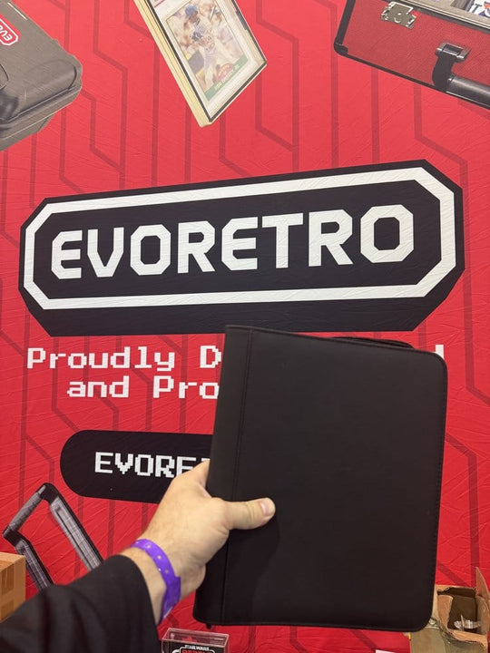 Evoretro Topload Cards Binder 2x2 160 Cards Black 24.4 x 19.1 cm