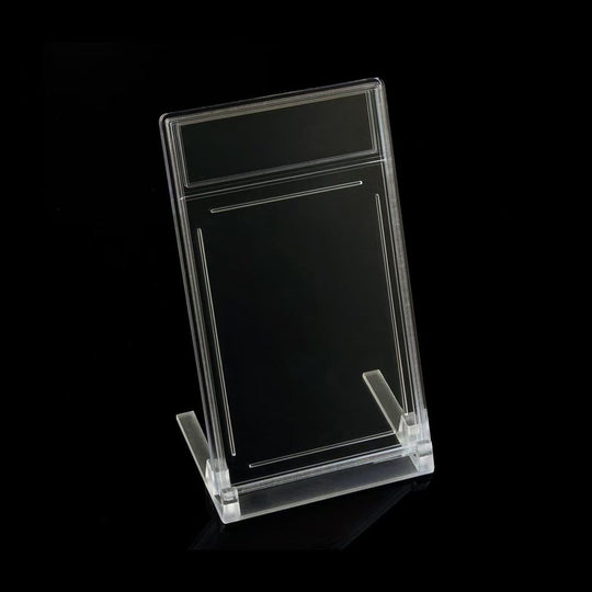 Evoretro Display Stands 5-Pack for Graded Cards Slabs Transparent