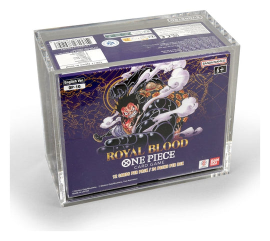 Evoretro Acrylic Display Case for Bandai One Piece TCG Booster Box (English)