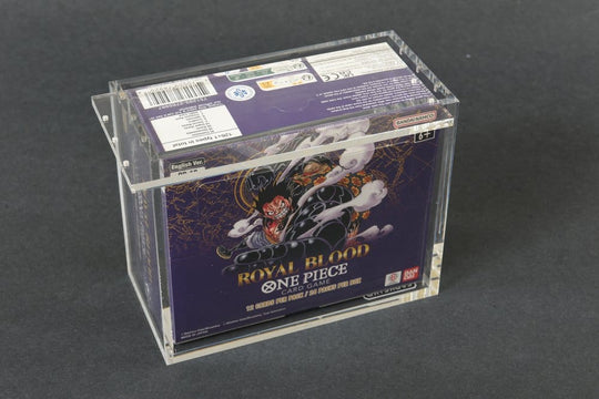 Evoretro Acrylic Display Case for Bandai One Piece TCG Booster Box (English)