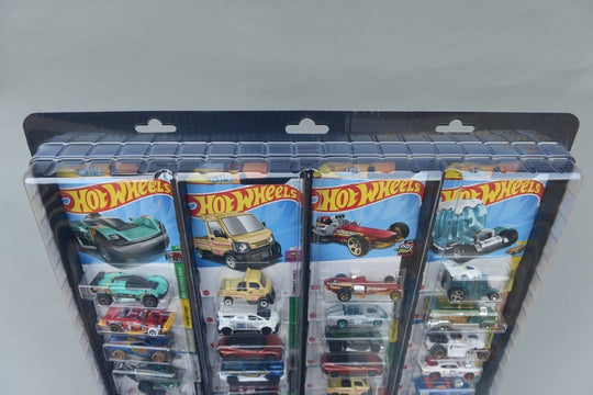 Evoretro Wall Display for 32 Carded Diecast Cars 3-Pack