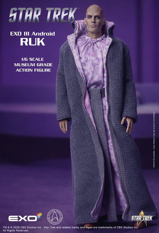 Star Trek: The Original Series Action Figure 1/6 Ruk EXO III Android 33 cm