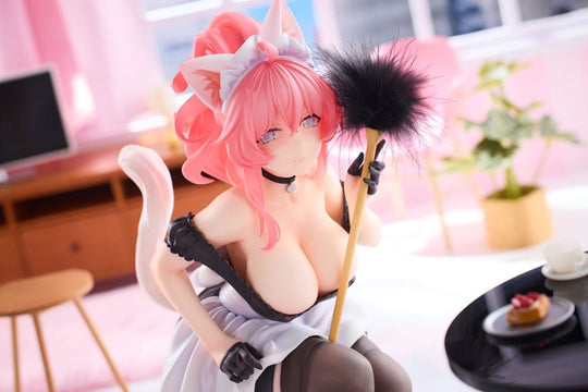 Original Character PVC Statue 1/4 Cat´s Thought Maid Cat Mochan 24 cm