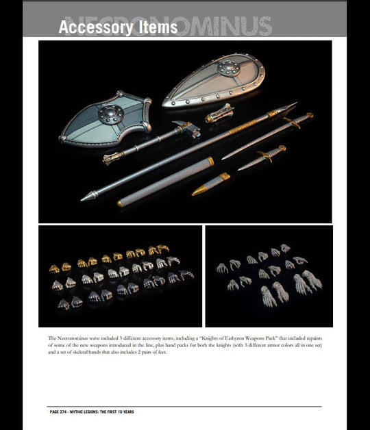 Mythic Legions: The First 10 Year Book Hardcover