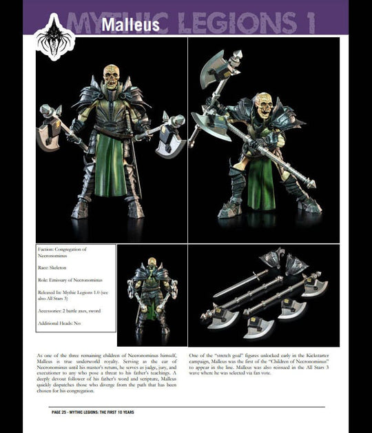 Mythic Legions: The First 10 Year Book Hardcover