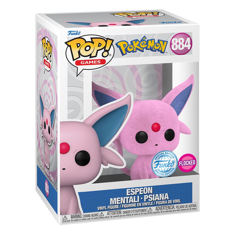 Pokémon POP! Games Vinyl Figure Flocked Espeon 9 cm