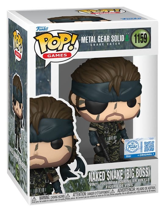 Metal Gear POP! Games Vinyl Figure Metal Gear Solid 3- Big Boss exclusive 9 cm