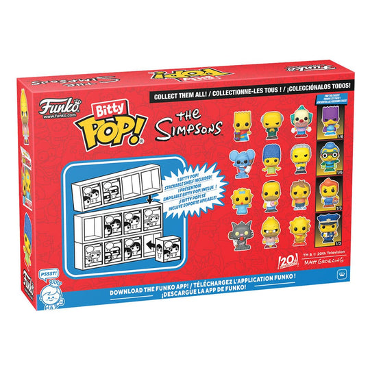 The Simpsons Bitty POP! Vinyl Figure 4-Pack Series 1 2 cm