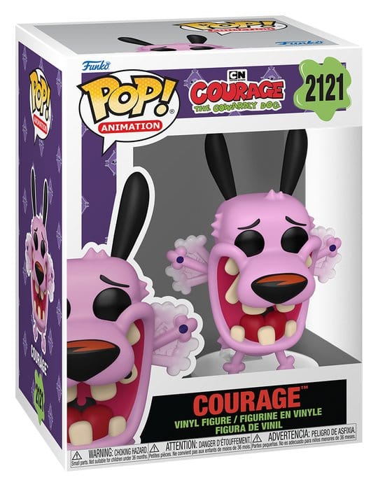 Courage the Cowardly Dog POP! Animation Vinyl Figures Courage 9 cm