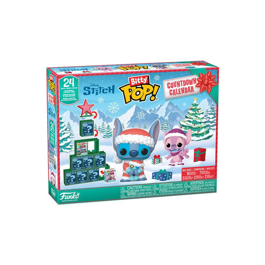 Disney Bitty POP! 24 Day Advent Calendar Countdown Stitch Holiday