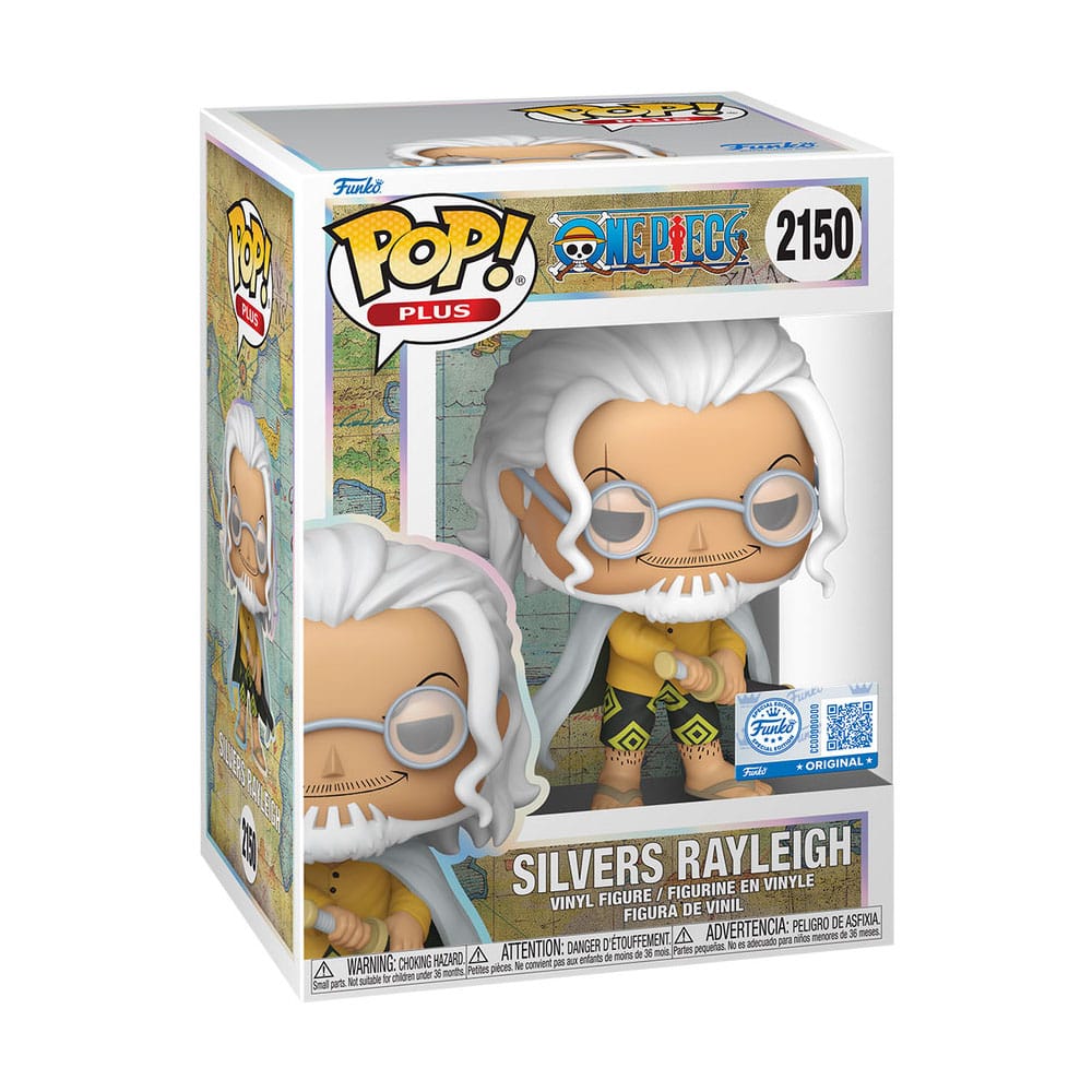 One Piece POP! Animation Vinyl Figures Silvers Rayleigh with Chase Exclusive 9 cm Assortment (6)