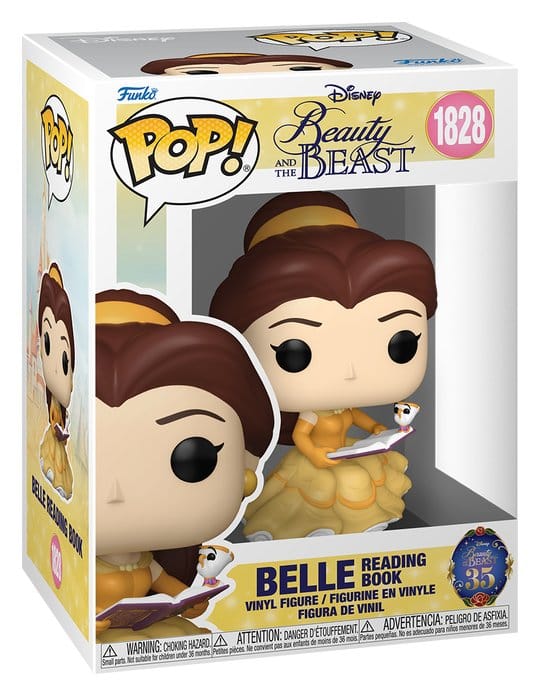 Beauty and the Beast POP! Disney  Vinyl Figure Readers- Belle w/Book 9 cm