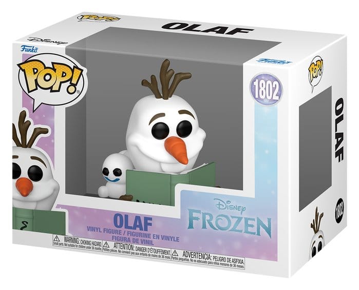 Frozen POP! Disney  Vinyl Figure Readers- Olaf w/Book 9 cm