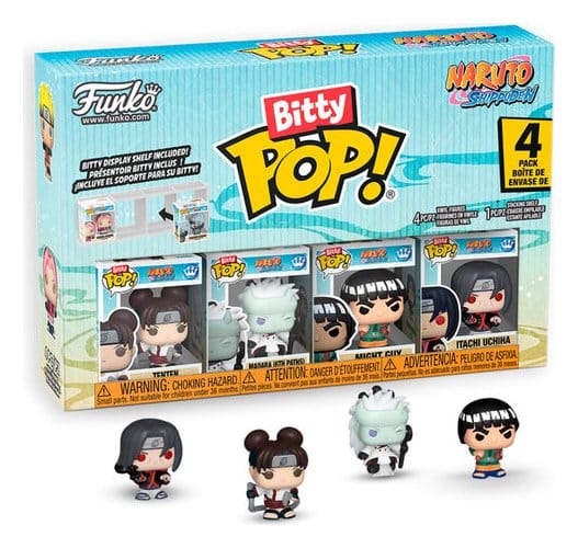 Naruto Bitty POP! Vinyl Figure 4-Pack Display (12) 2,5 cm