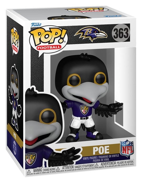 NFL POP! Vinyl Figure Mascots: Ravens- Poe 9 cm