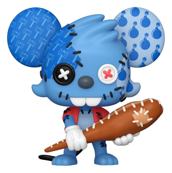 The Simpsons POP! Animation Vinyl Figure Itchy Patchwork 9 cm