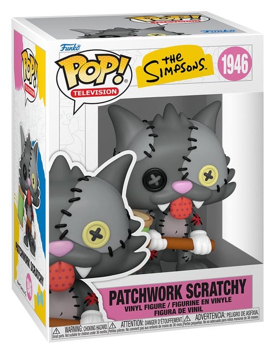 The Simpsons POP! Animation Vinyl Figure Scratchy Patchwork 9 cm