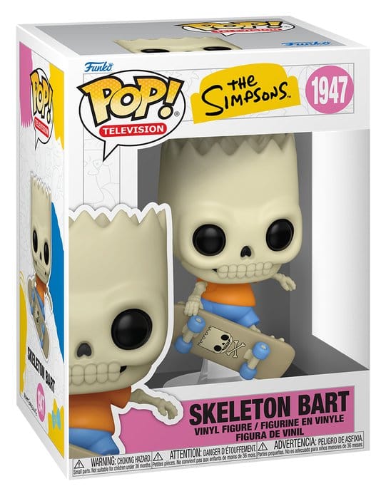 The Simpsons POP! Animation Vinyl Figure Skeleton Bart 9 cm