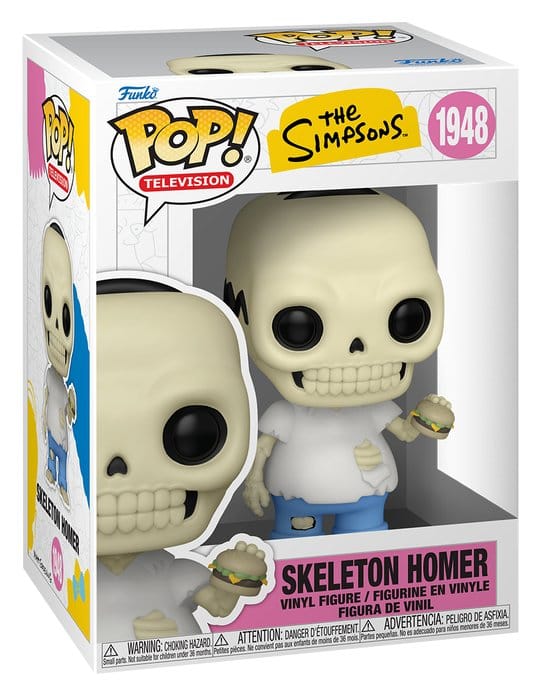 The Simpsons POP! Animation Vinyl Figure Skeleton Homer 9 cm