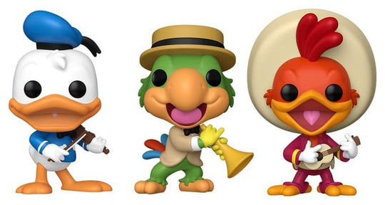 Disney POP! Vinyl Figure 3-Pack The Three Caballeros 9 cm