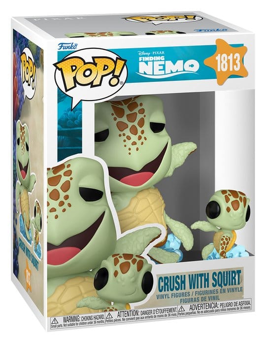 Finding Nemo POP! & Buddy Vinyl Figure Crush w/Squirt 9 cm