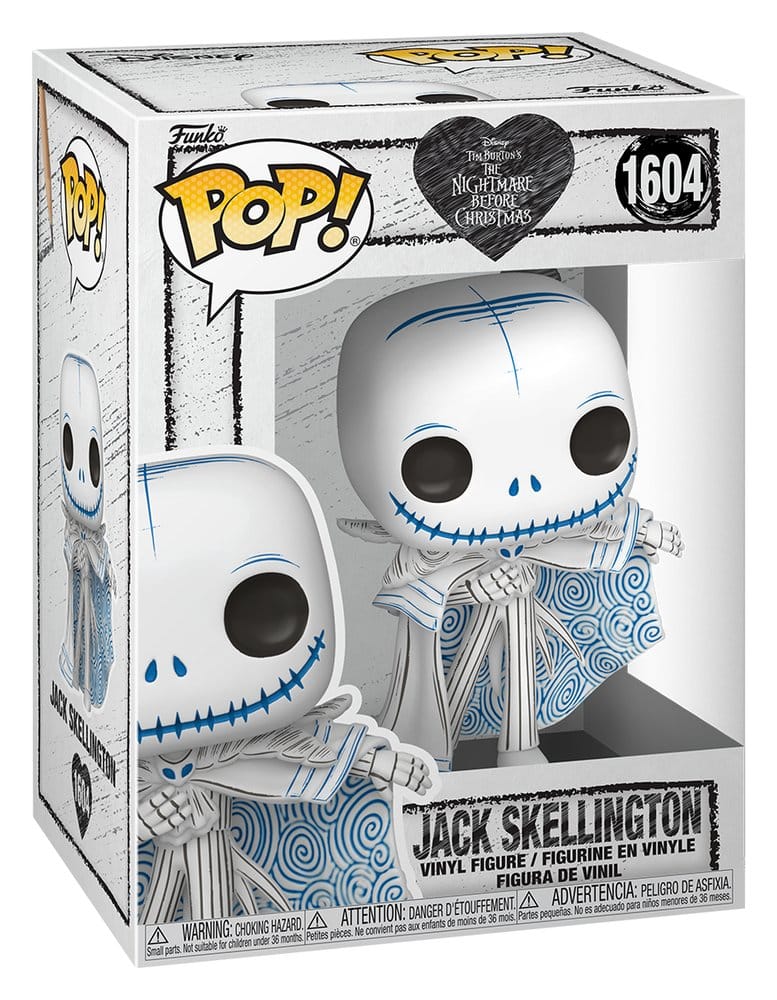 Nightmare before Christmas POP! Disney Vinyl Figure Valentine's Day 2027 Jack(Sketched) 9 cm