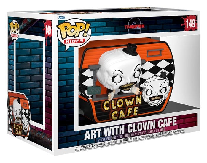 Terrifier POP! Rides Super Deluxe Vinyl Figure Café with Art 15 cm