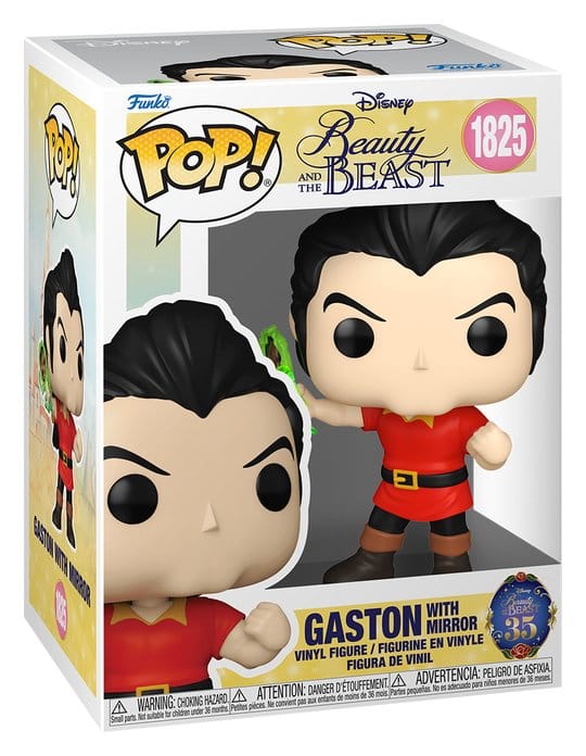 Beauty and the Beast POP! Disney Vinyl Figure Gaston w/Mirror 9 cm