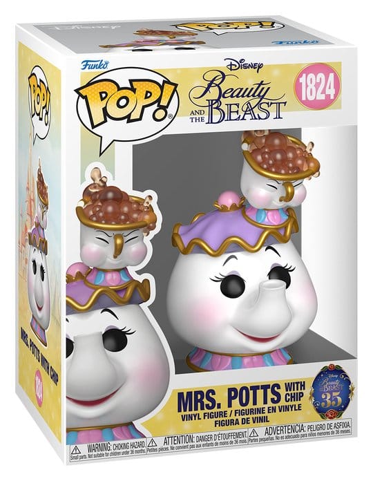 Beauty and the Beast POP! Disney Vinyl Figure Mrs. Potts w/Chip 9 cm