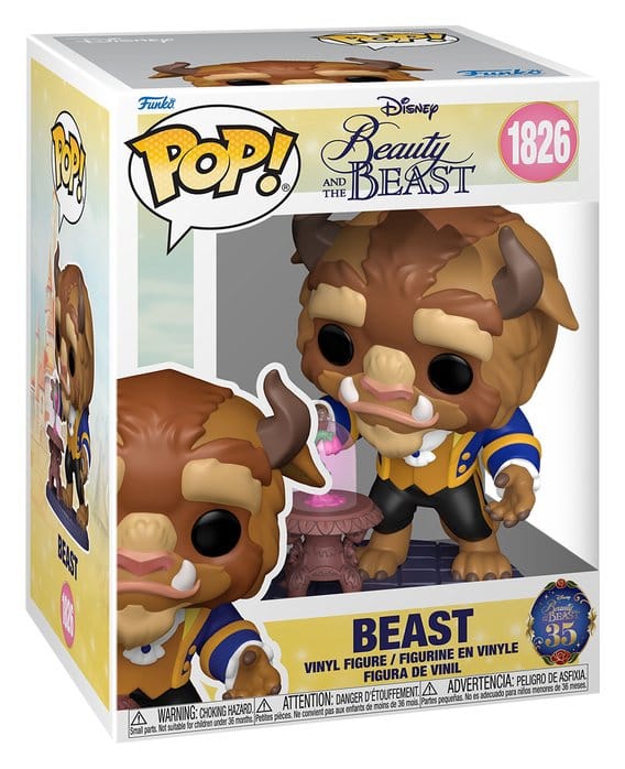 Beauty and the Beast POP! Premium Vinyl Figure Beast with Enchanted Rose 15 cm