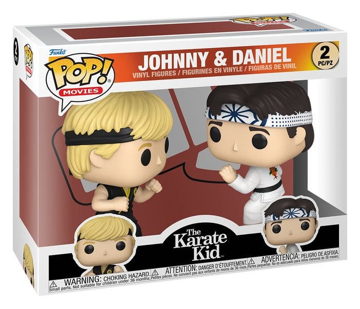 Karate Kid POP! Movies Vinyl Figures 2-Pack Johnny & Daniel 9 cm
