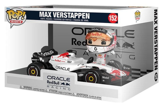 Formel 1 POP! Rides Super Deluxe Vinyl Figure Verstappen (White) 15 cm
