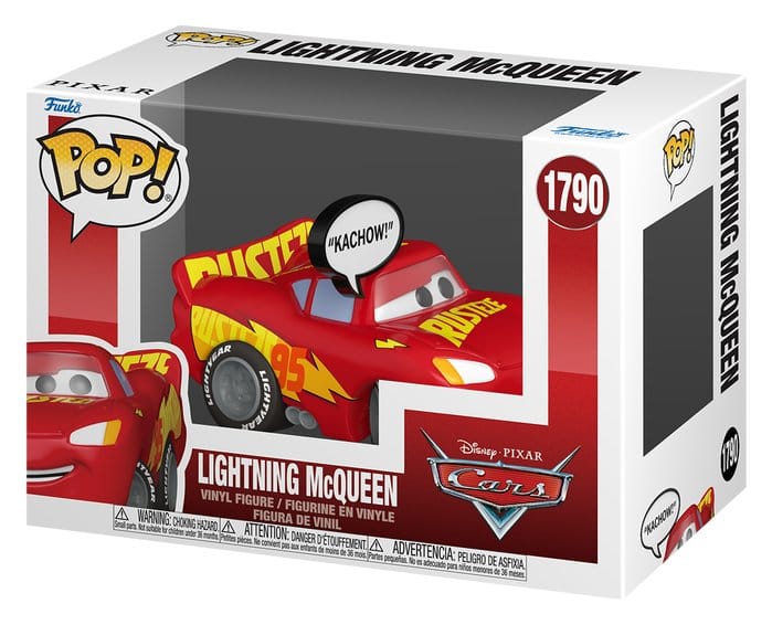 Cars POP! Sayings Vinyl Figure Lighting McQueen (Kachow) 6 cm