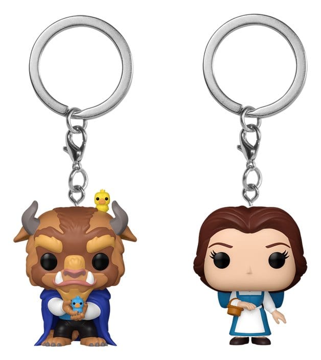 Beauty and the Beast POP! Vinyl Keychain 2-Pack Belle & Beast 4 cm