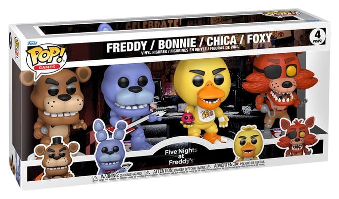 Five Nights at Freddy's POP! Vinyl Figures 4-Pack Bundle 9 cm