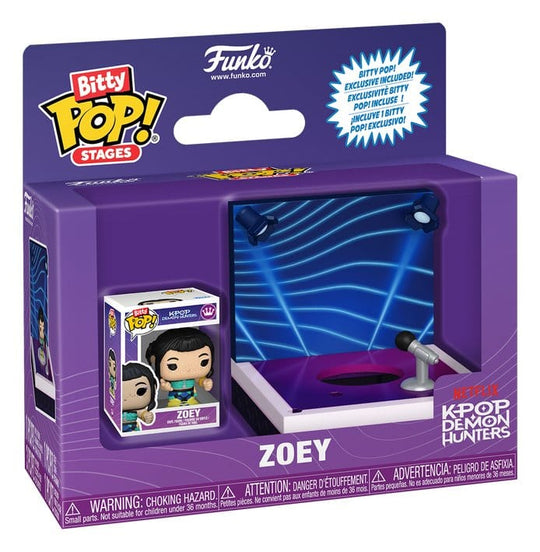 KPop Demon Hunters Bitty POP! Stages Vinyl Figure Zoey 2,5 cm