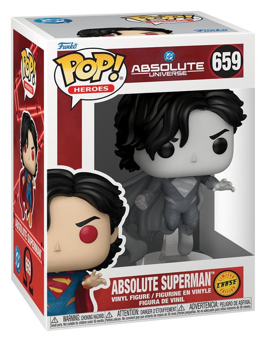 DC Comics POP! Comics Vinyl Figure Absolute Superman with Chase 9 cm  Assortment (6)