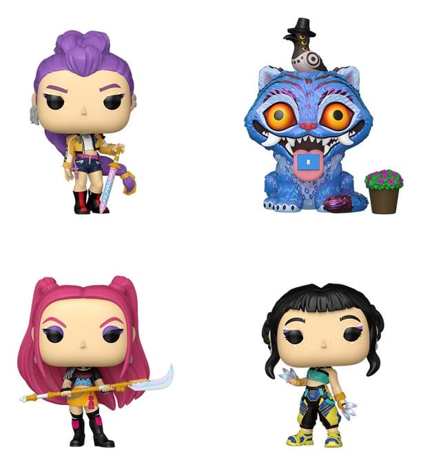 KPop Demon Hunters POP! Vinyl Figures 4-Pack KPOP DH