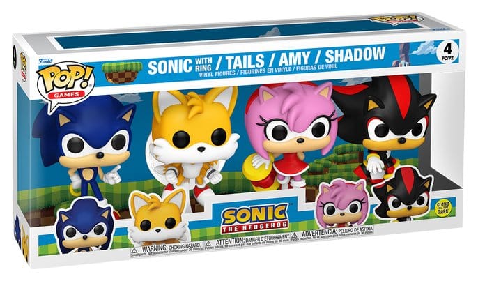 Sonic - The Hedgehog POP! Vinyl Figures 4-Pack Sonic