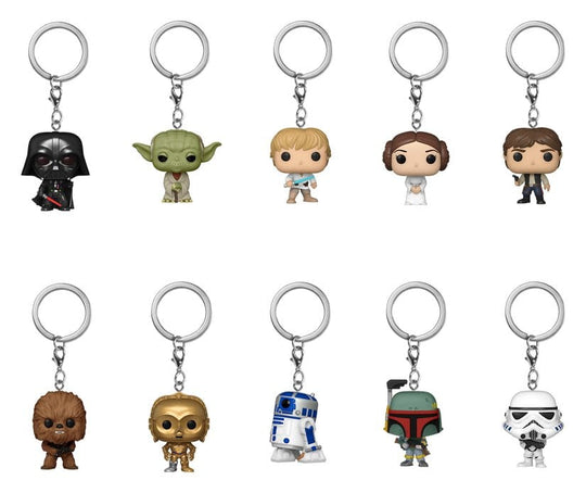 Star Wars POP! Vinyl Keychains 4 cm Display (12)