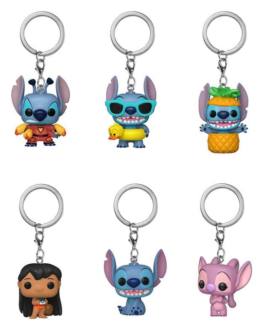Lilo & Stitch POP! Vinyl Keychains 4 cm Display (12)