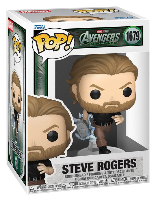 Marvel POP! Comics Vinyl Figure Steve Rogers (Doomsday) 9 cm