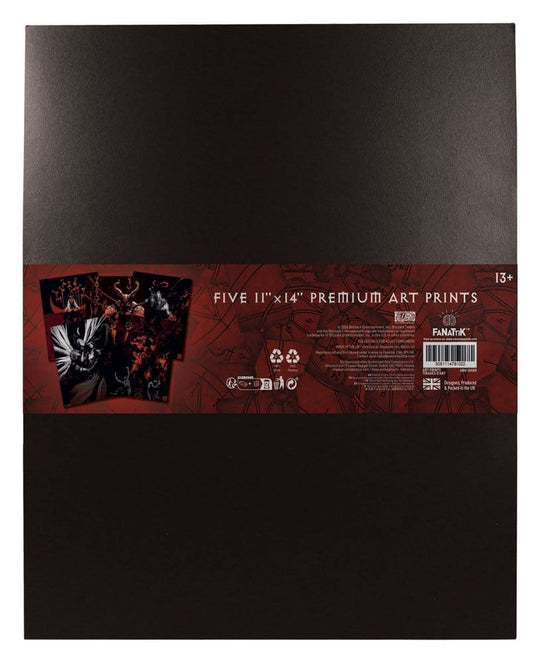 Diablo Art Print Set of Five Limited Edition 36 x 28 cm