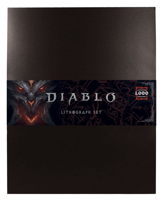 Diablo Art Print Set of Five Limited Edition 36 x 28 cm