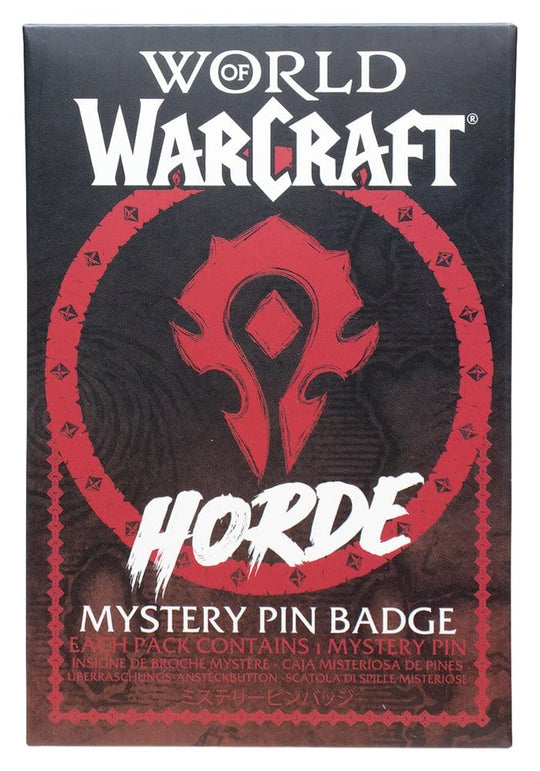 World of Warcraft Mystery Pin Badges Horde Blind Box Display (12)