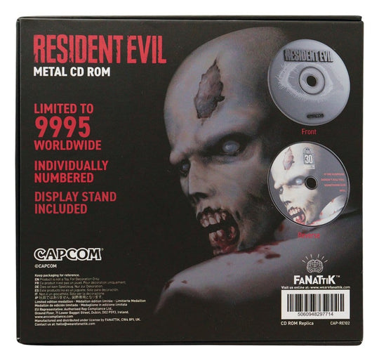 Resident Evil Replica CD-ROM 30th Anniversary Limited Edition 11 cm