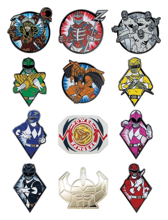 Power Rangers Mystery Pin Badges Blind Box Assortment (12)