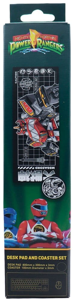 Power Rangers Desk Pad & Coaster Set